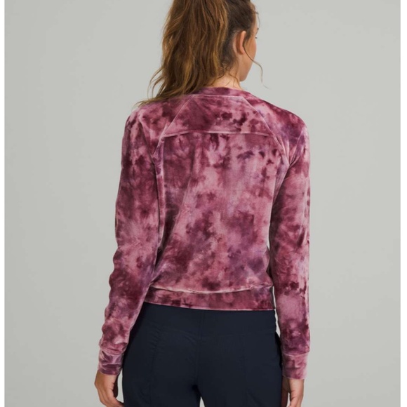 Lululemon Velour Warm Down Crew Interstellar Cassis Multi - Picture 2 of 6